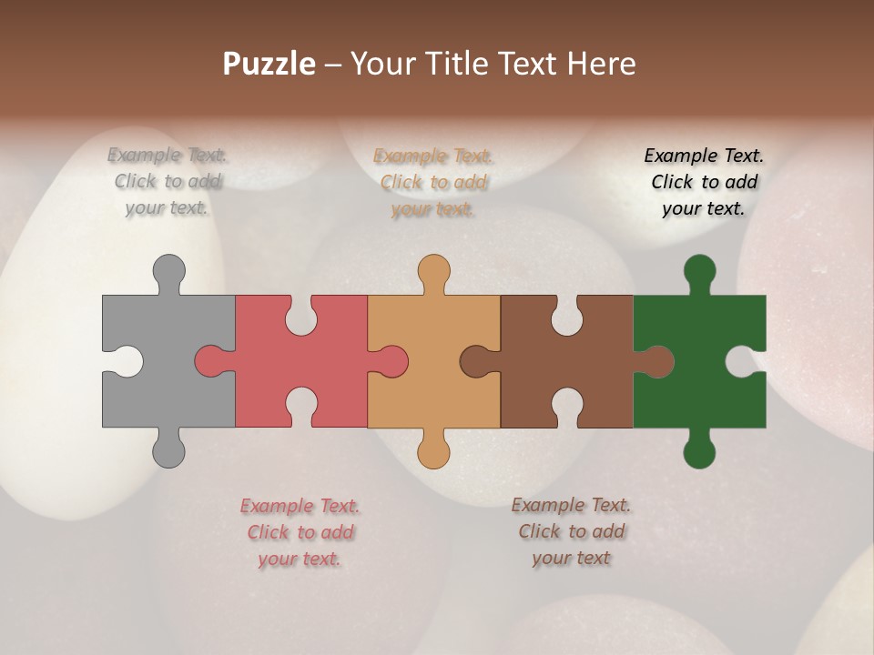 Hintergrund Konzept Flusskiesel PowerPoint Template