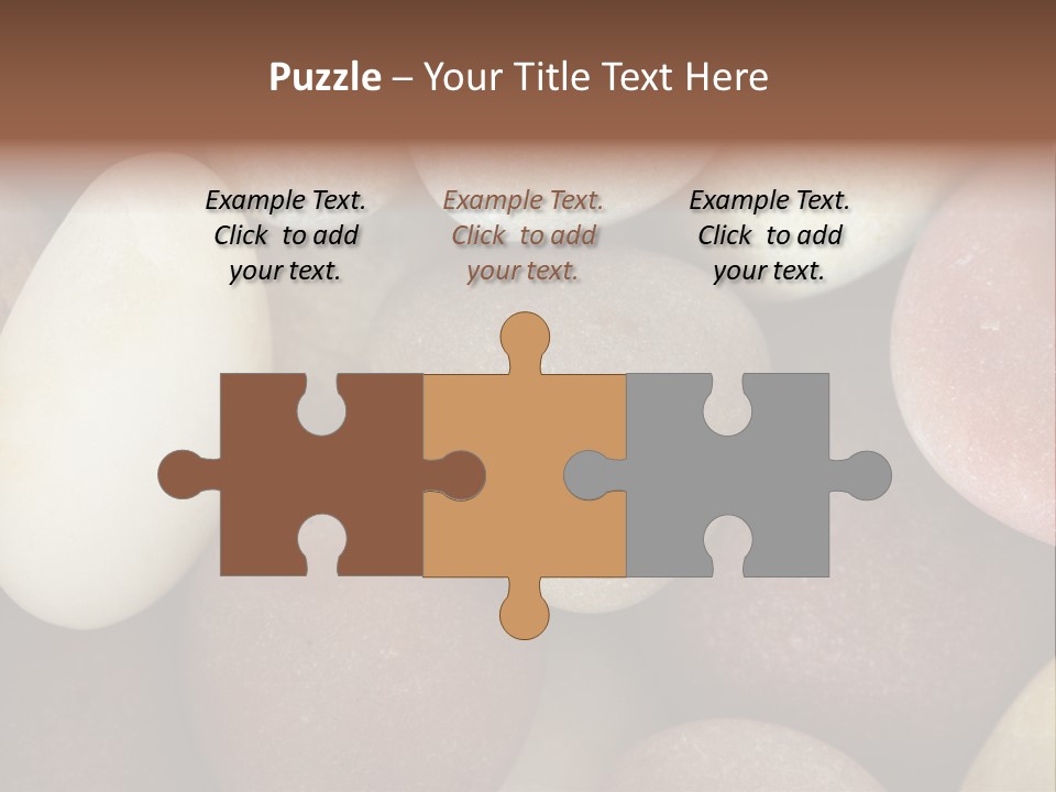 Hintergrund Konzept Flusskiesel PowerPoint Template