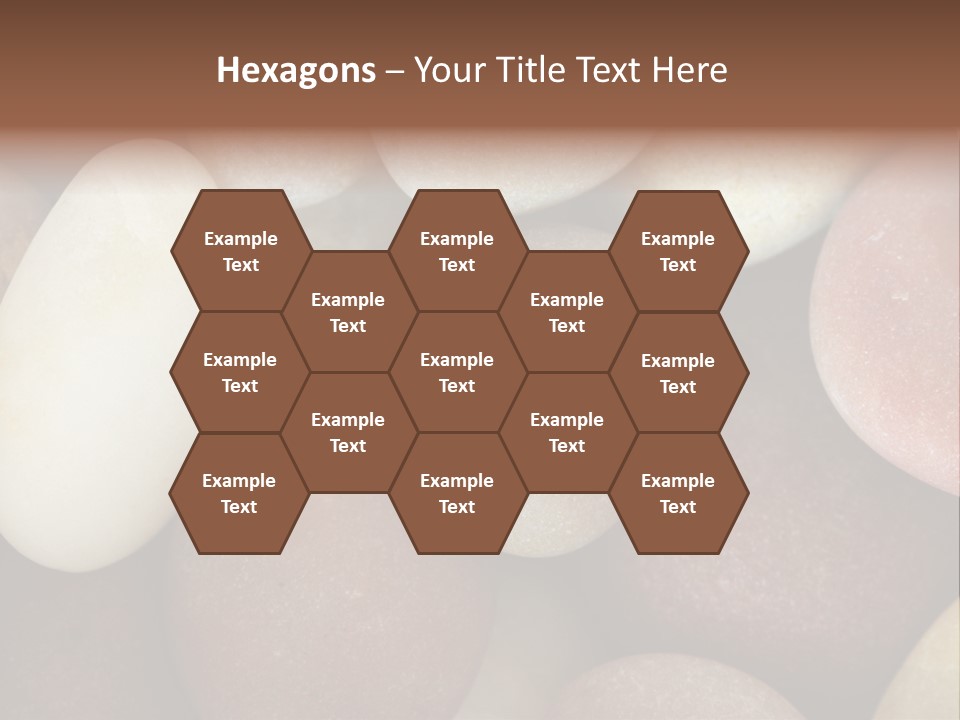 Hintergrund Konzept Flusskiesel PowerPoint Template