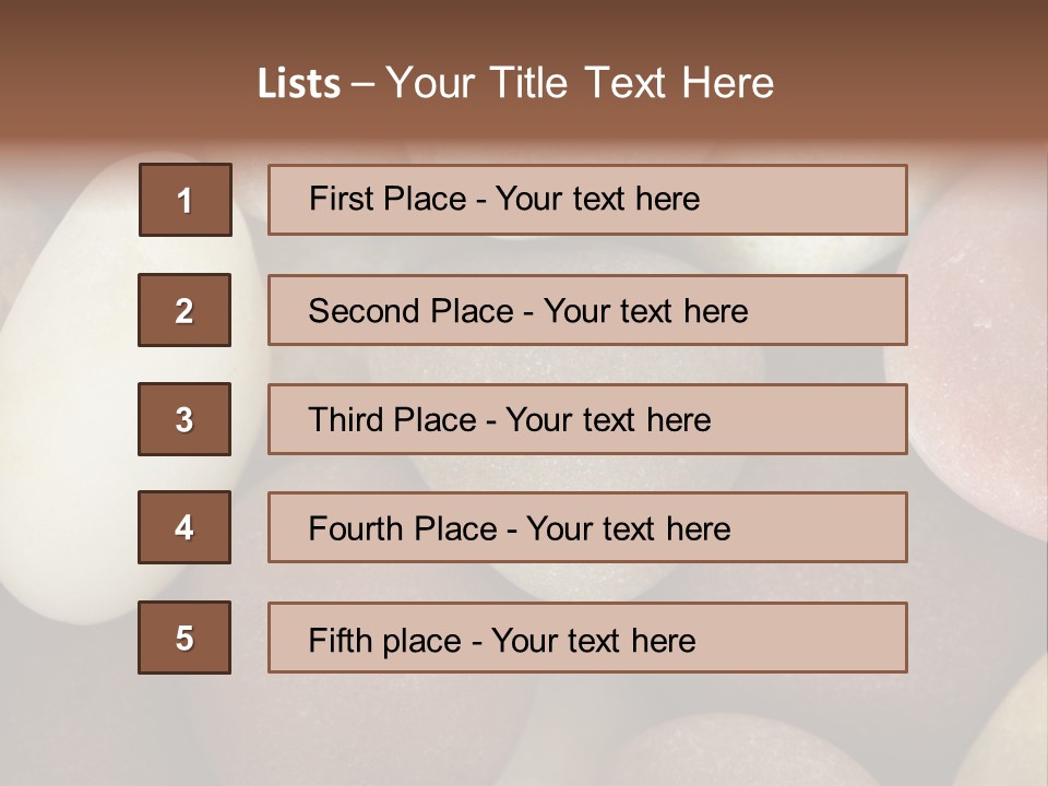 Hintergrund Konzept Flusskiesel PowerPoint Template
