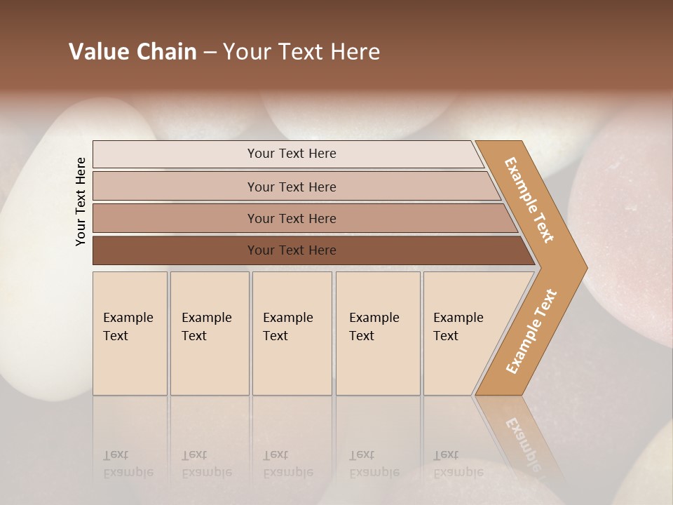 Hintergrund Konzept Flusskiesel PowerPoint Template