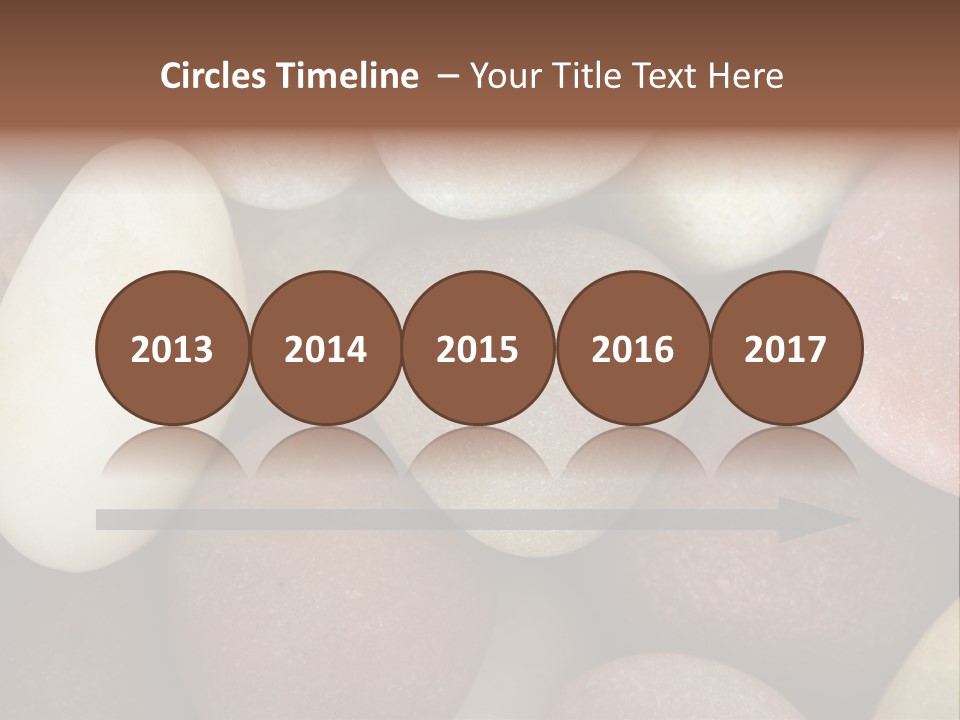 Hintergrund Konzept Flusskiesel PowerPoint Template