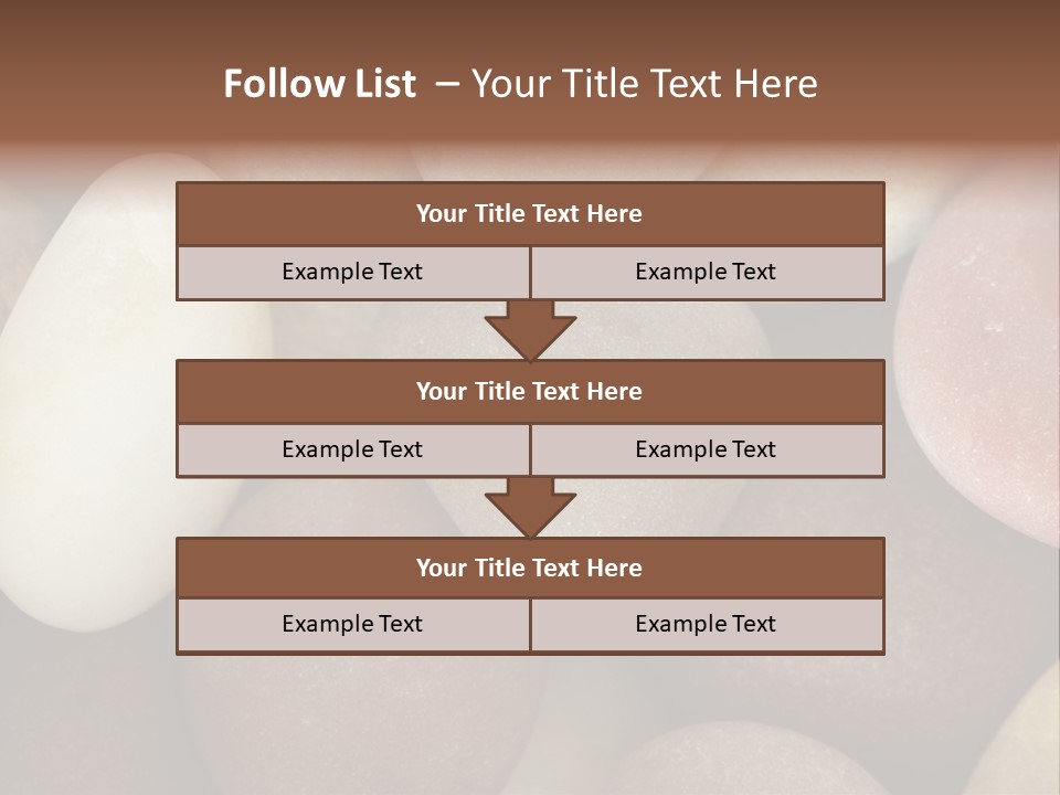 Hintergrund Konzept Flusskiesel PowerPoint Template