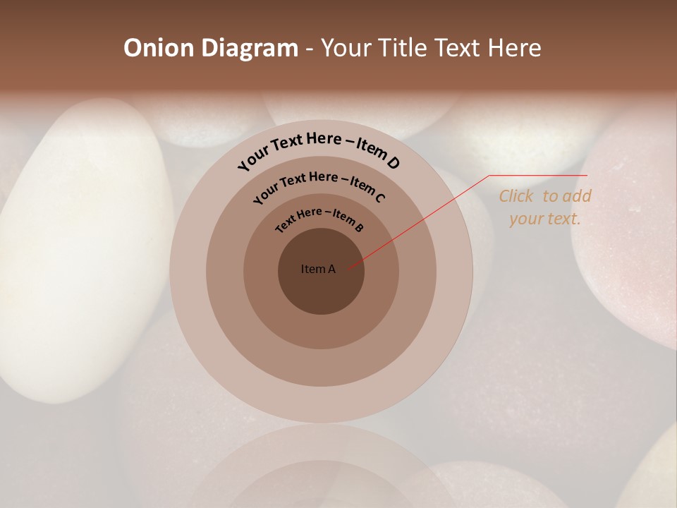 Hintergrund Konzept Flusskiesel PowerPoint Template