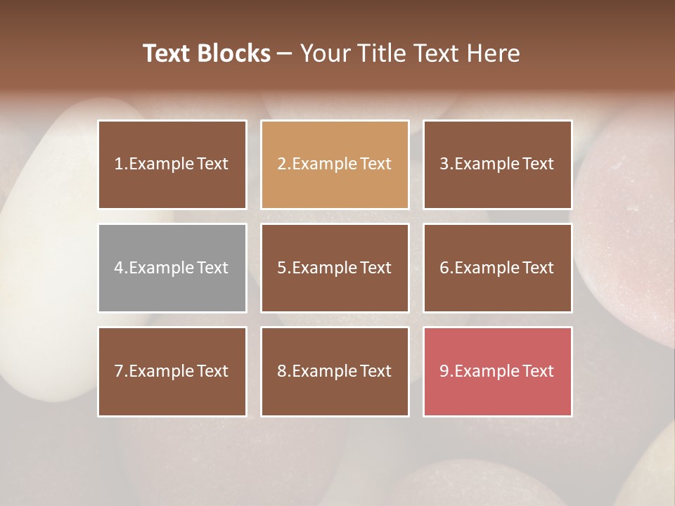 Hintergrund Konzept Flusskiesel PowerPoint Template