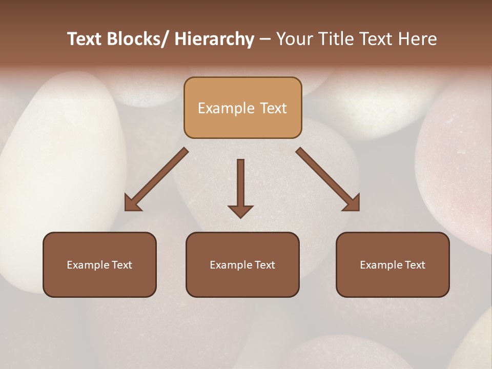 Hintergrund Konzept Flusskiesel PowerPoint Template