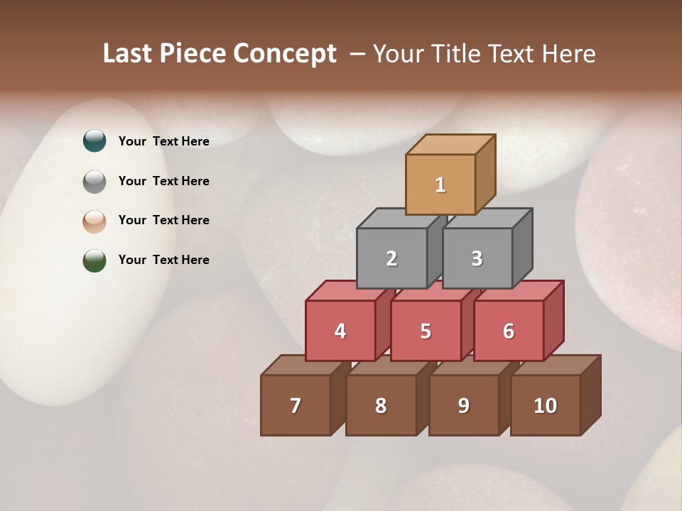 Hintergrund Konzept Flusskiesel PowerPoint Template