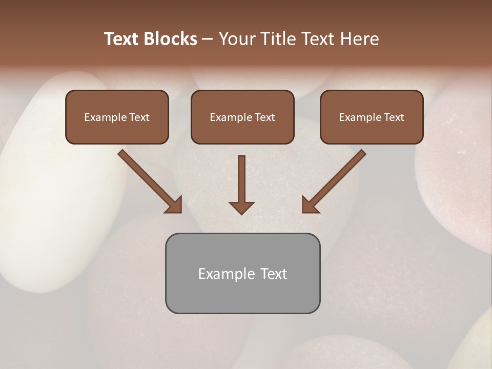 Hintergrund Konzept Flusskiesel PowerPoint Template