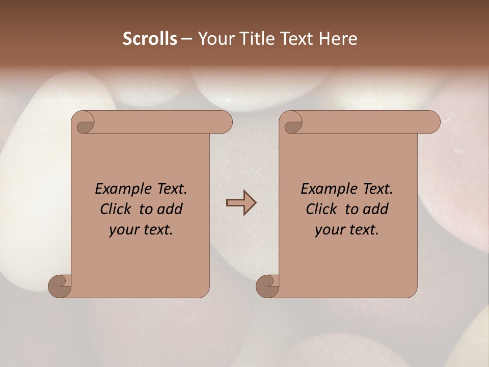 Hintergrund Konzept Flusskiesel PowerPoint Template