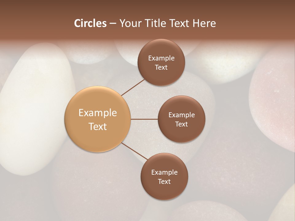 Hintergrund Konzept Flusskiesel PowerPoint Template