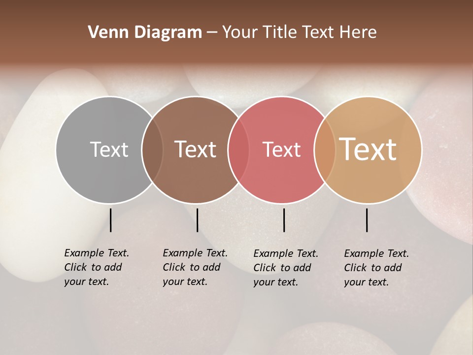 Hintergrund Konzept Flusskiesel PowerPoint Template