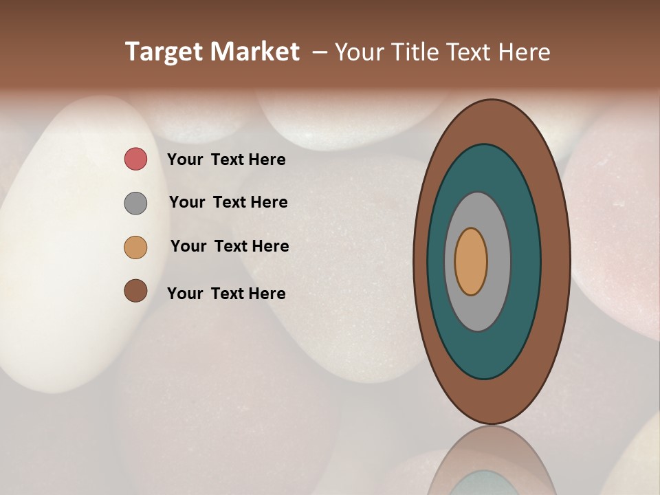 Hintergrund Konzept Flusskiesel PowerPoint Template