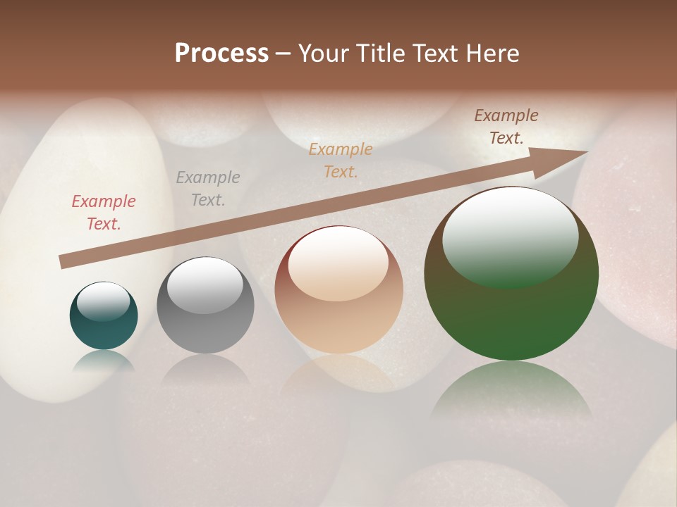 Hintergrund Konzept Flusskiesel PowerPoint Template
