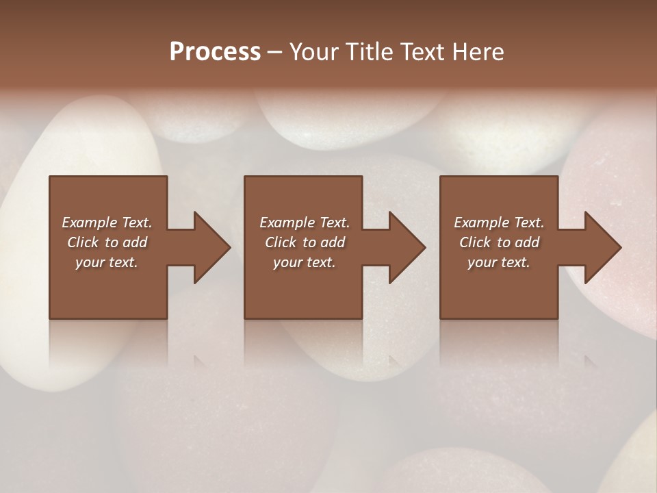Hintergrund Konzept Flusskiesel PowerPoint Template