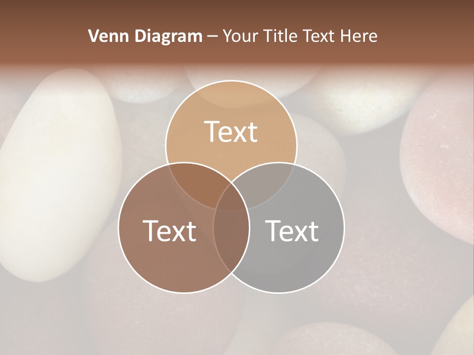 Hintergrund Konzept Flusskiesel PowerPoint Template