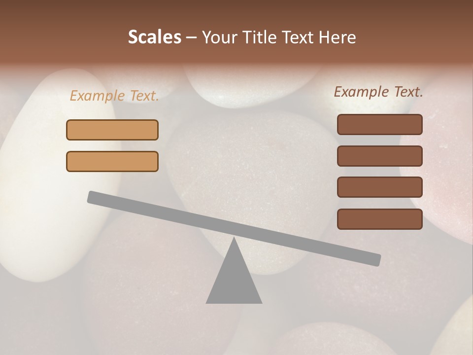 Hintergrund Konzept Flusskiesel PowerPoint Template