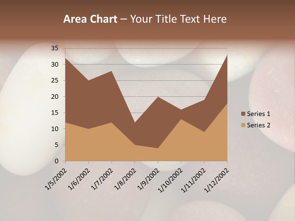 Hintergrund Konzept Flusskiesel PowerPoint Template