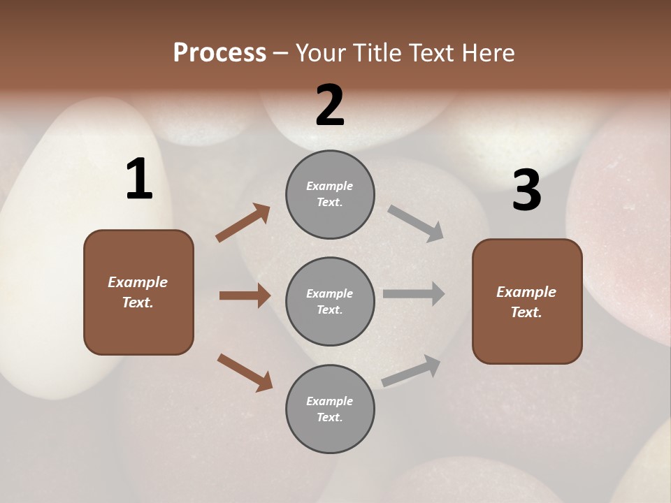 Hintergrund Konzept Flusskiesel PowerPoint Template