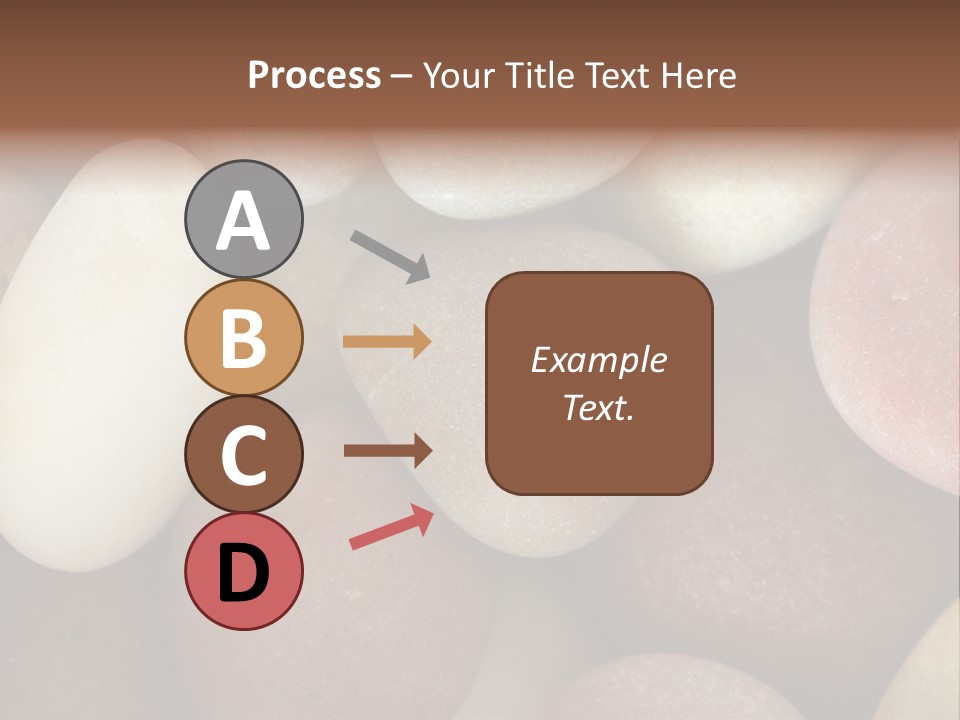 Hintergrund Konzept Flusskiesel PowerPoint Template