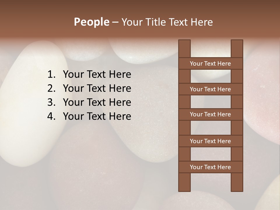 Hintergrund Konzept Flusskiesel PowerPoint Template