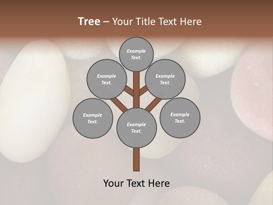 Hintergrund Konzept Flusskiesel PowerPoint Template