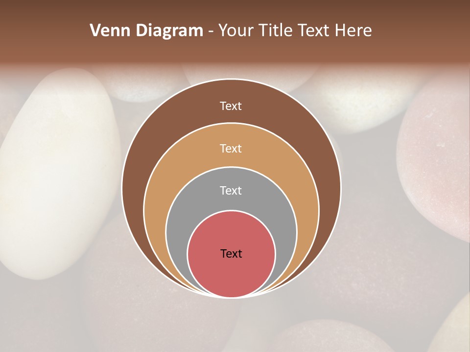 Hintergrund Konzept Flusskiesel PowerPoint Template