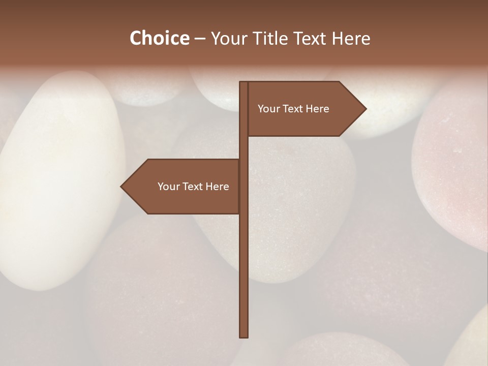 Hintergrund Konzept Flusskiesel PowerPoint Template