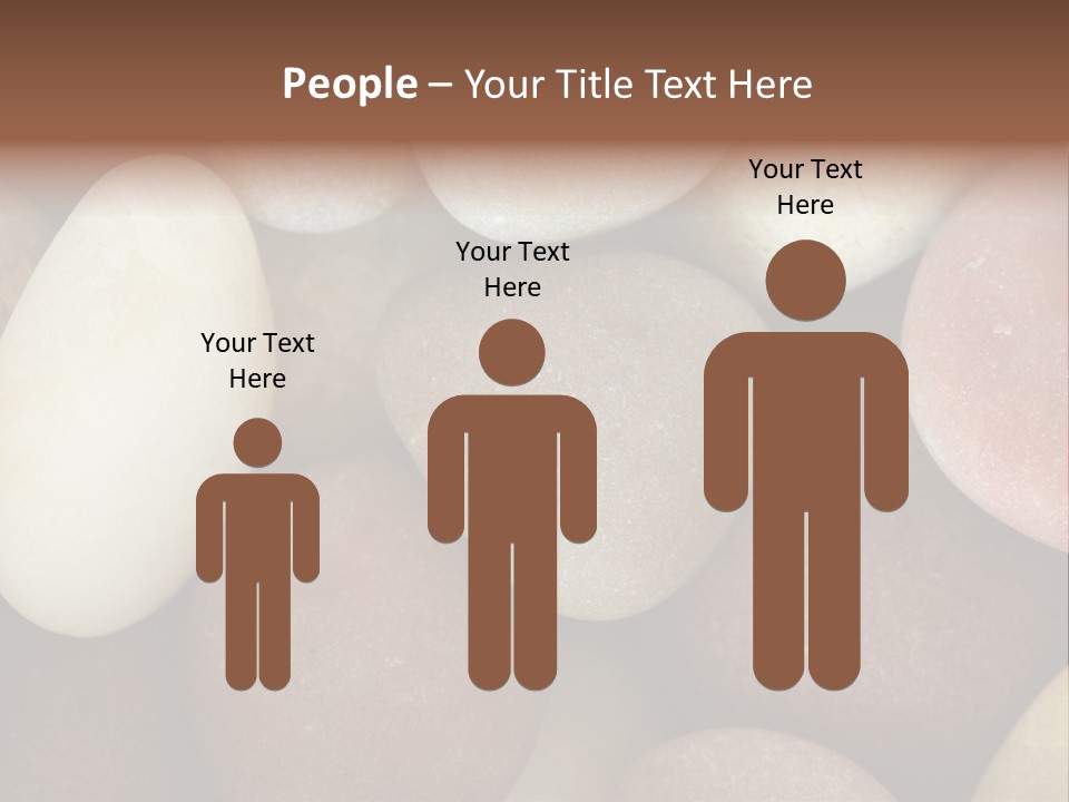 Hintergrund Konzept Flusskiesel PowerPoint Template