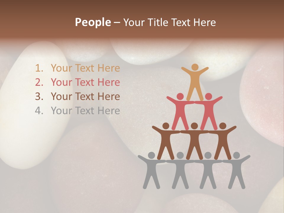 Hintergrund Konzept Flusskiesel PowerPoint Template