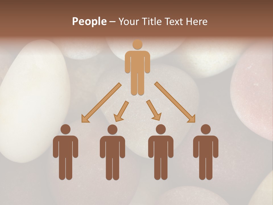 Hintergrund Konzept Flusskiesel PowerPoint Template