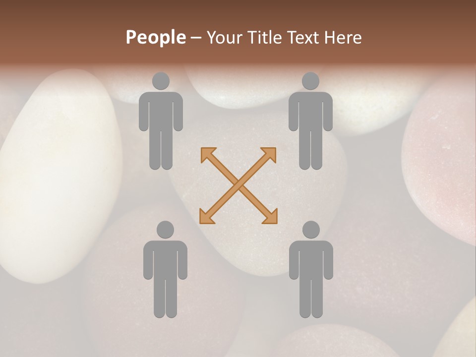 Hintergrund Konzept Flusskiesel PowerPoint Template