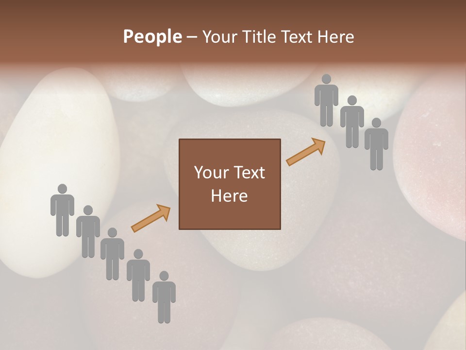 Hintergrund Konzept Flusskiesel PowerPoint Template