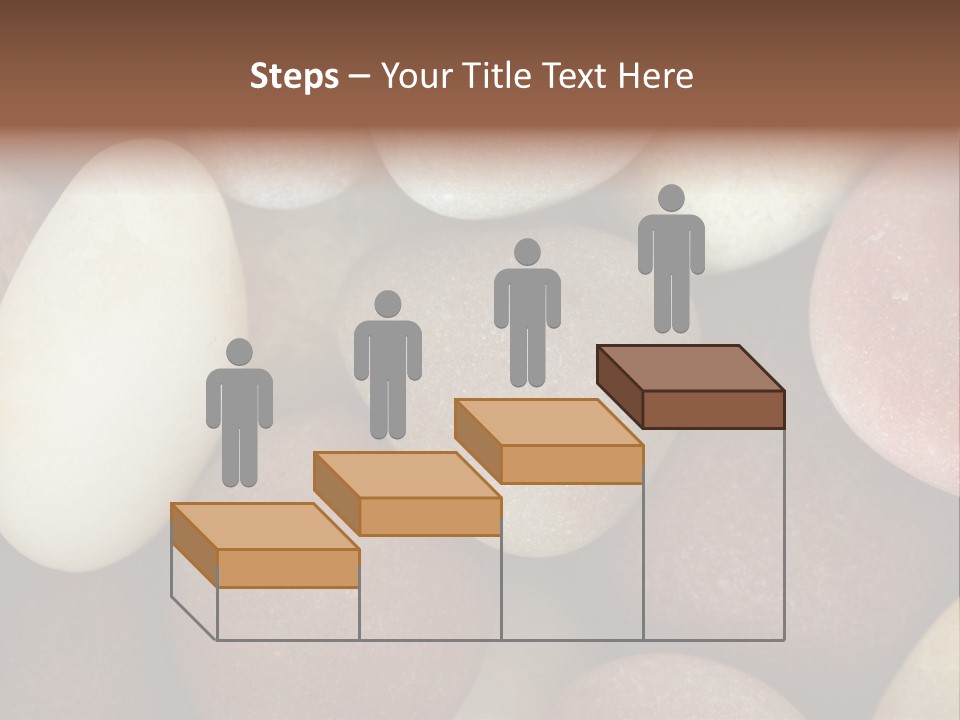 Hintergrund Konzept Flusskiesel PowerPoint Template