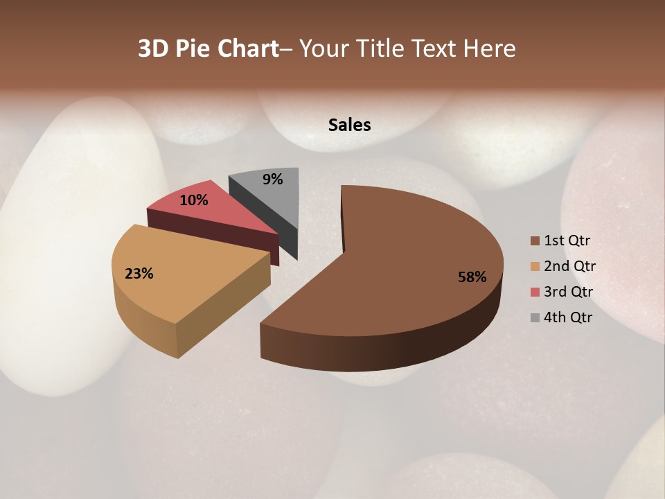 Hintergrund Konzept Flusskiesel PowerPoint Template