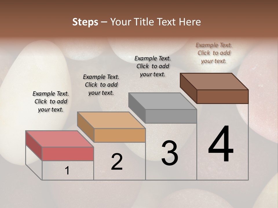 Hintergrund Konzept Flusskiesel PowerPoint Template