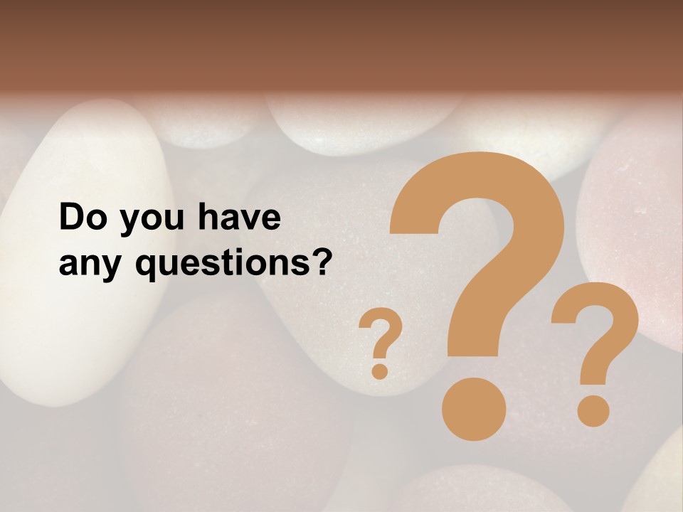 Hintergrund Konzept Flusskiesel PowerPoint Template