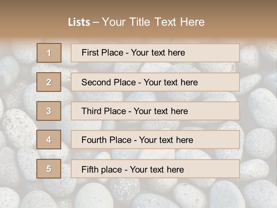 Detail Rocky Backdrop PowerPoint Template