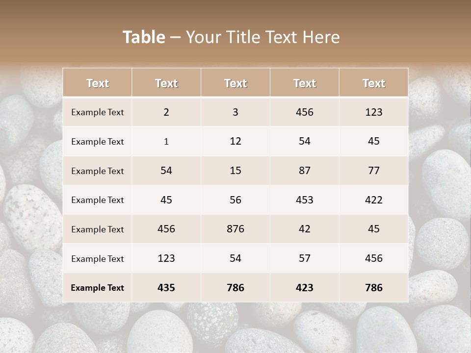 Detail Rocky Backdrop PowerPoint Template