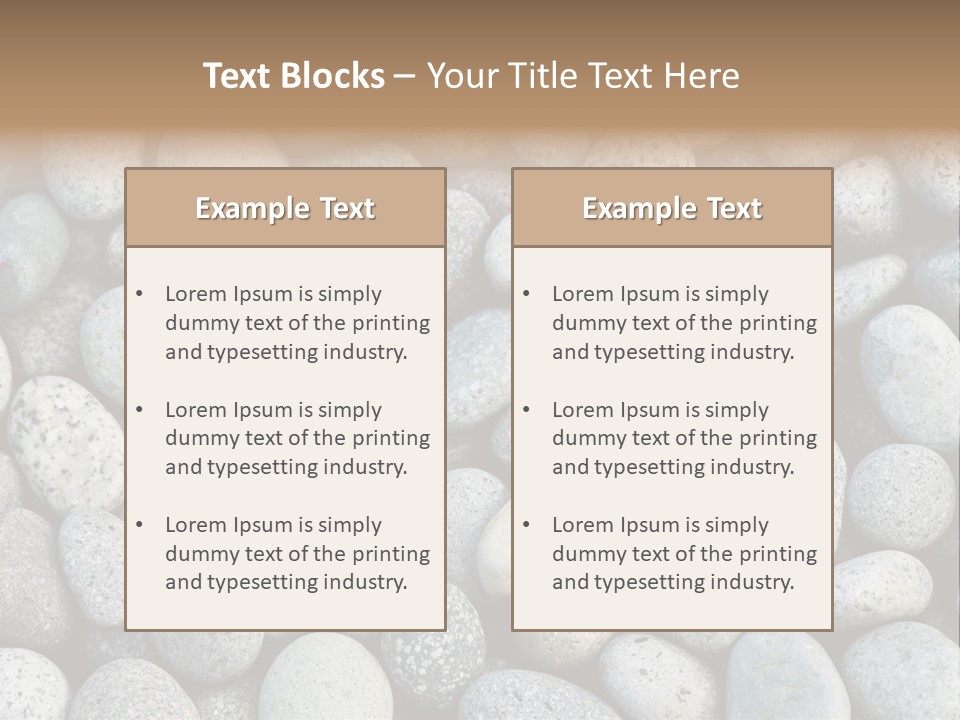 Detail Rocky Backdrop PowerPoint Template