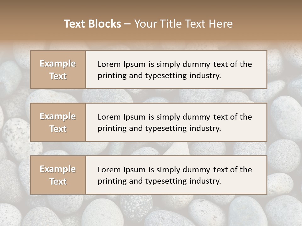 Detail Rocky Backdrop PowerPoint Template