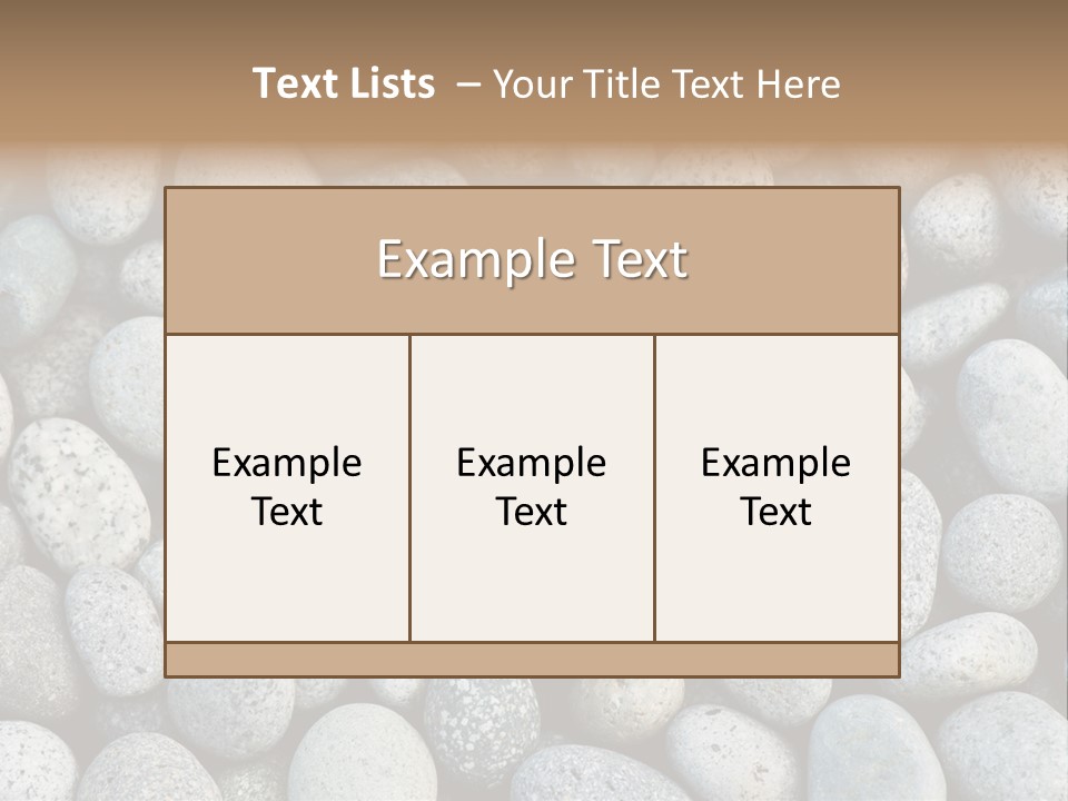 Detail Rocky Backdrop PowerPoint Template