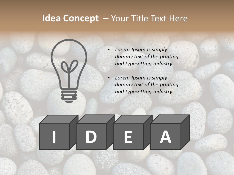 Detail Rocky Backdrop PowerPoint Template