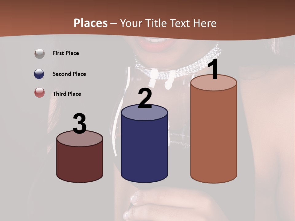 Latin White Woman PowerPoint Template