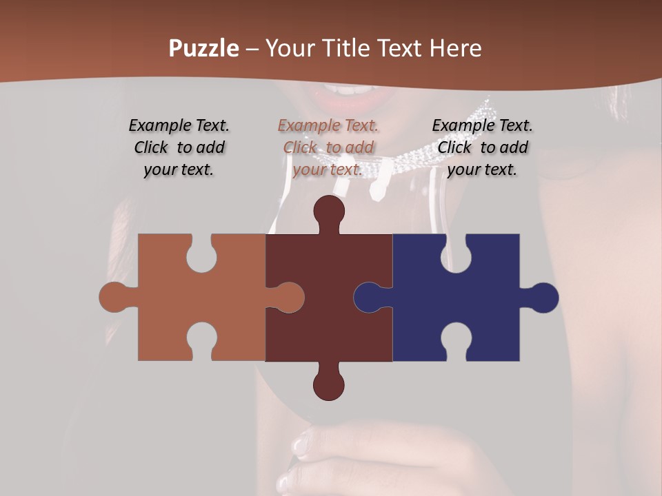 Latin White Woman PowerPoint Template