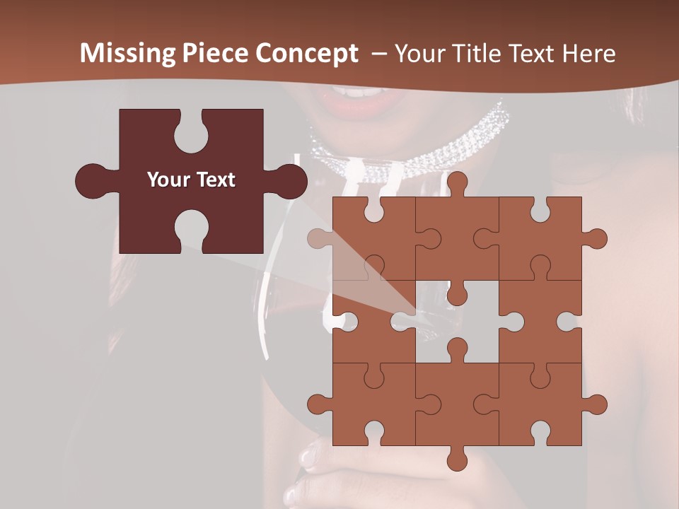 Latin White Woman PowerPoint Template