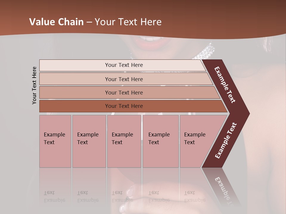 Latin White Woman PowerPoint Template