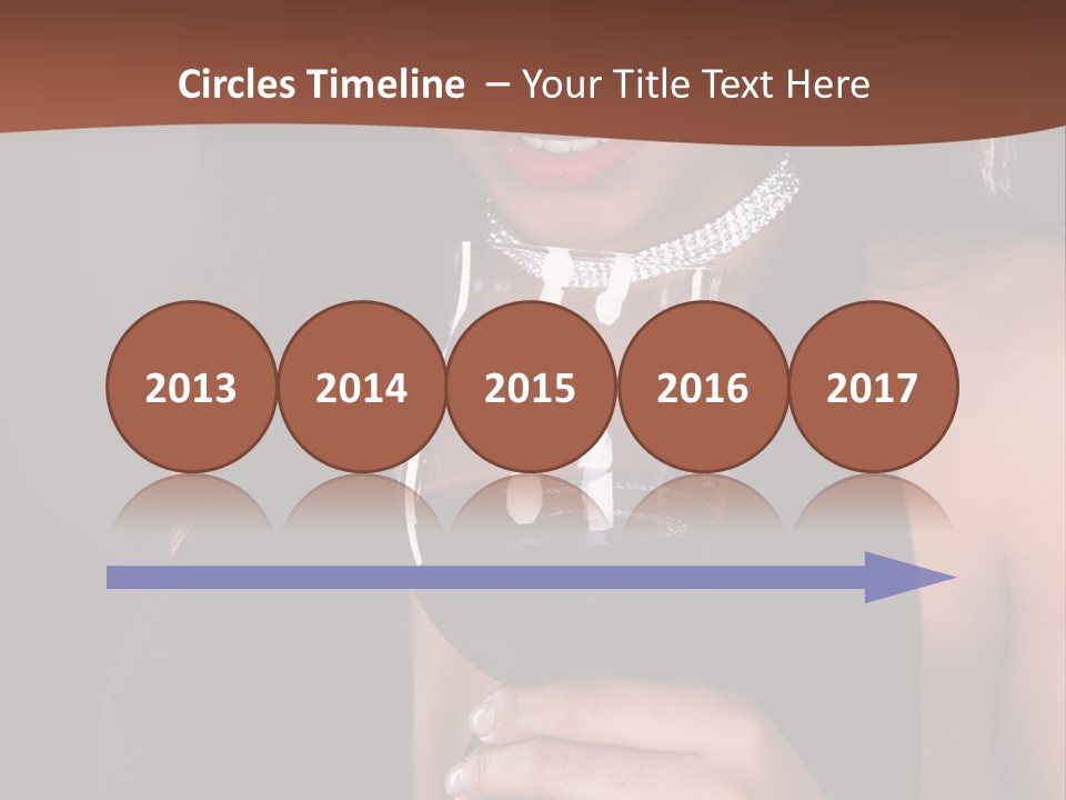 Latin White Woman PowerPoint Template