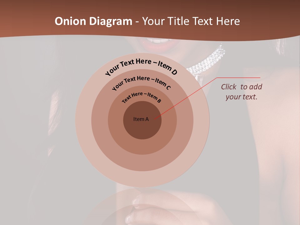 Latin White Woman PowerPoint Template