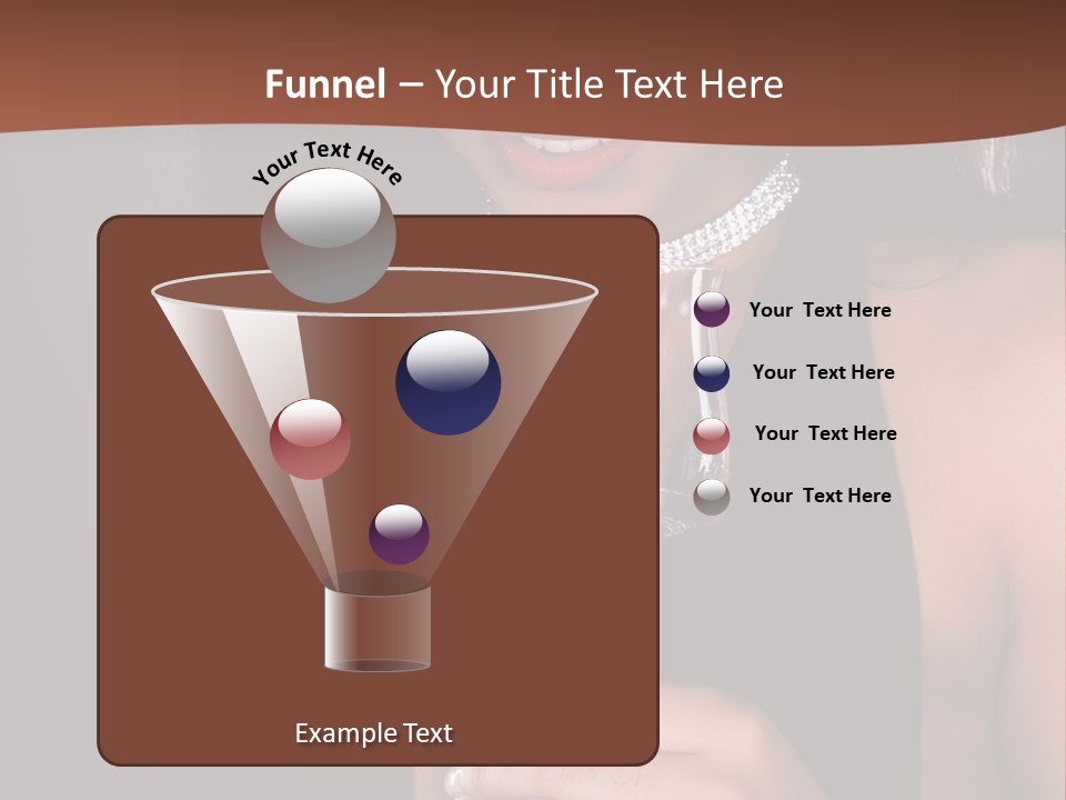 Latin White Woman PowerPoint Template