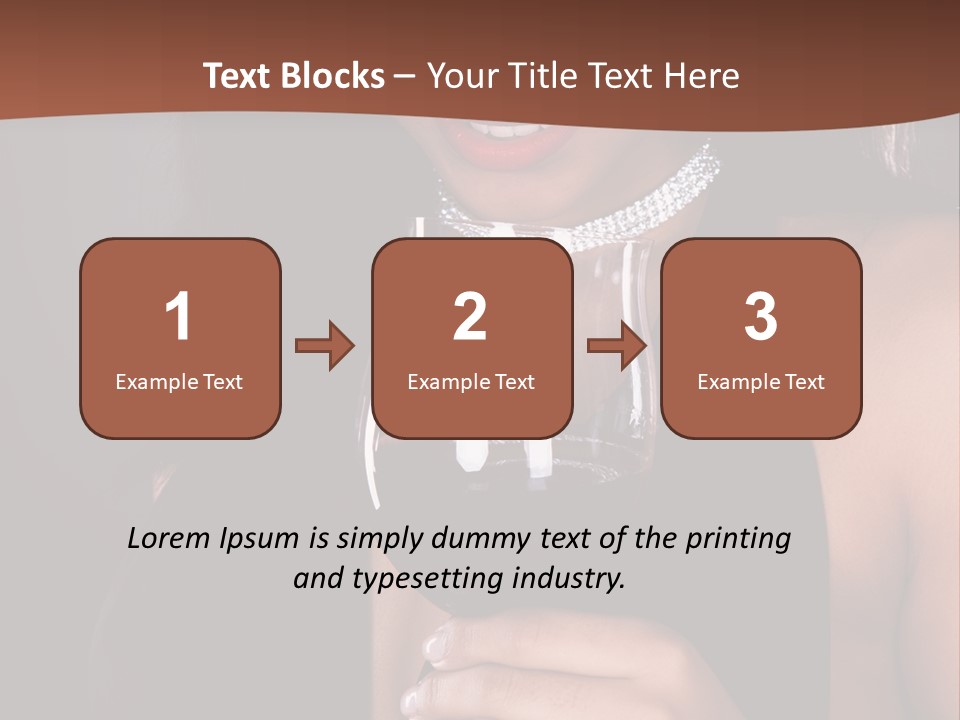 Latin White Woman PowerPoint Template